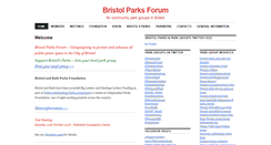 Desktop Screenshot of bristolparksforum.org.uk